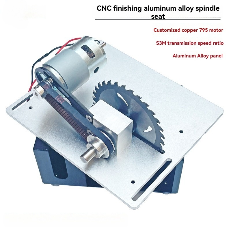 Mini Table Saw For Woodworking - Mini 120W Bench Saw Adjustable Multifunctional