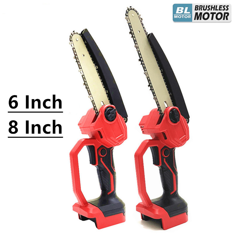 Mini Electric Chainsaw 6 Inch - For Milwaukee 18V Battery 6/8 Inch