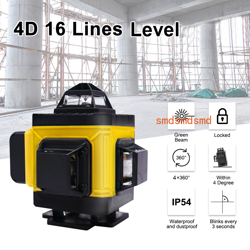 16 Lines 4D Laser Level Horizo - Laser Level 16 Lines 4D Green review and price