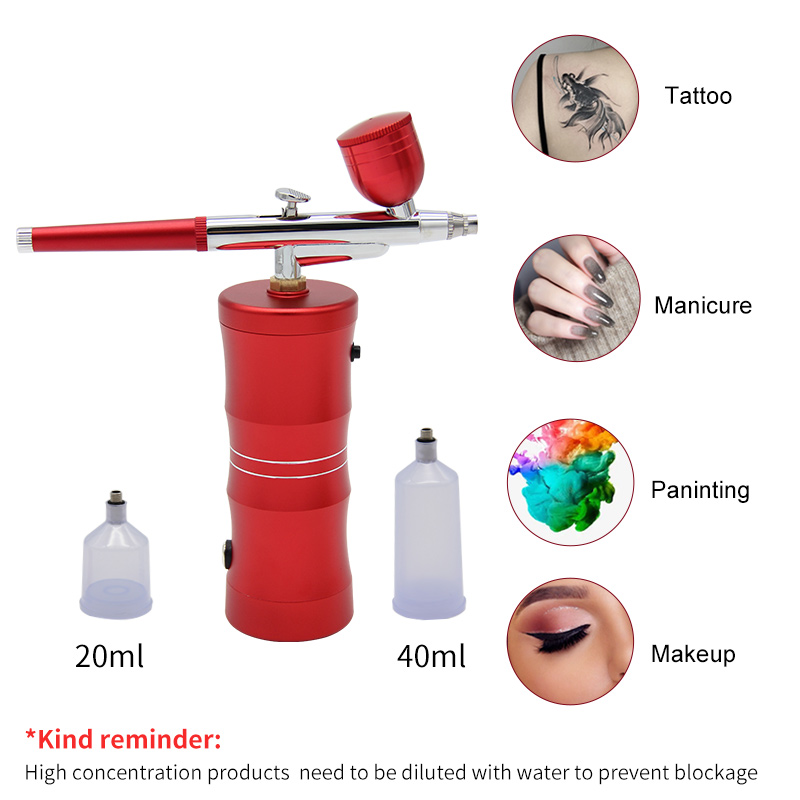 Mini Airbrush Nano Oxygen Pres - Airbrush Kit With Mini Compressor review and price