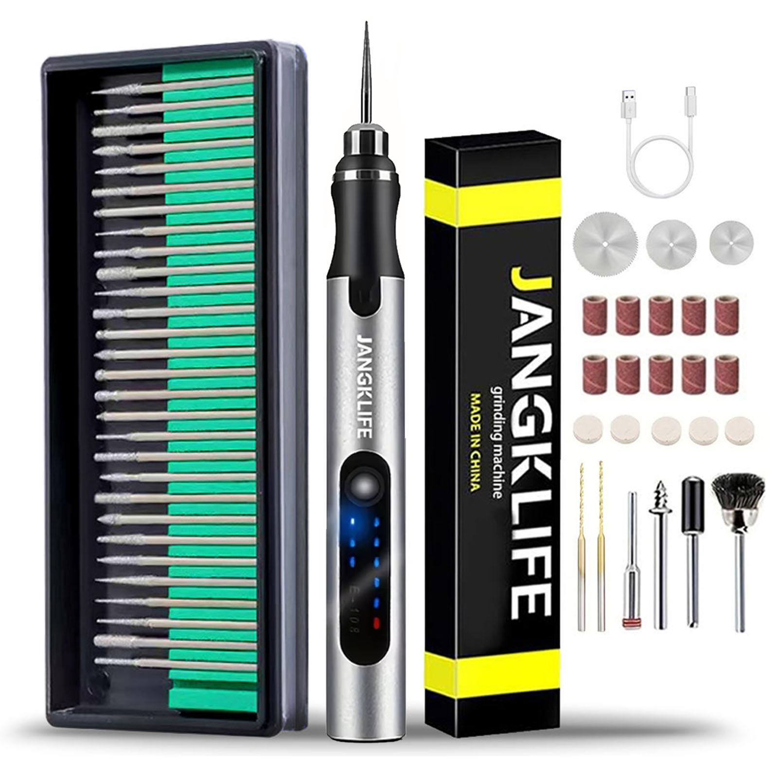 JANGKLIFE USB Cordless Rotary  - Cordless Rotary Tool Kit Accessories review and price