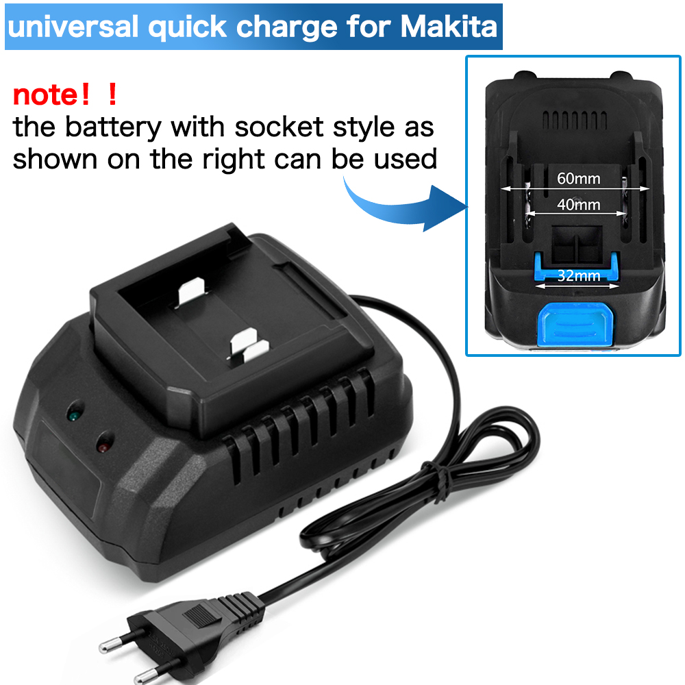 Charger EU/US/UK Plug for 18V  - Brushless Cordless Electric Drill 18V review and price