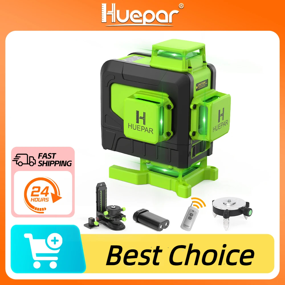 Huepar 16 Lines 4D Laser Level - Laser Level 16 Lines 4D Green review and price