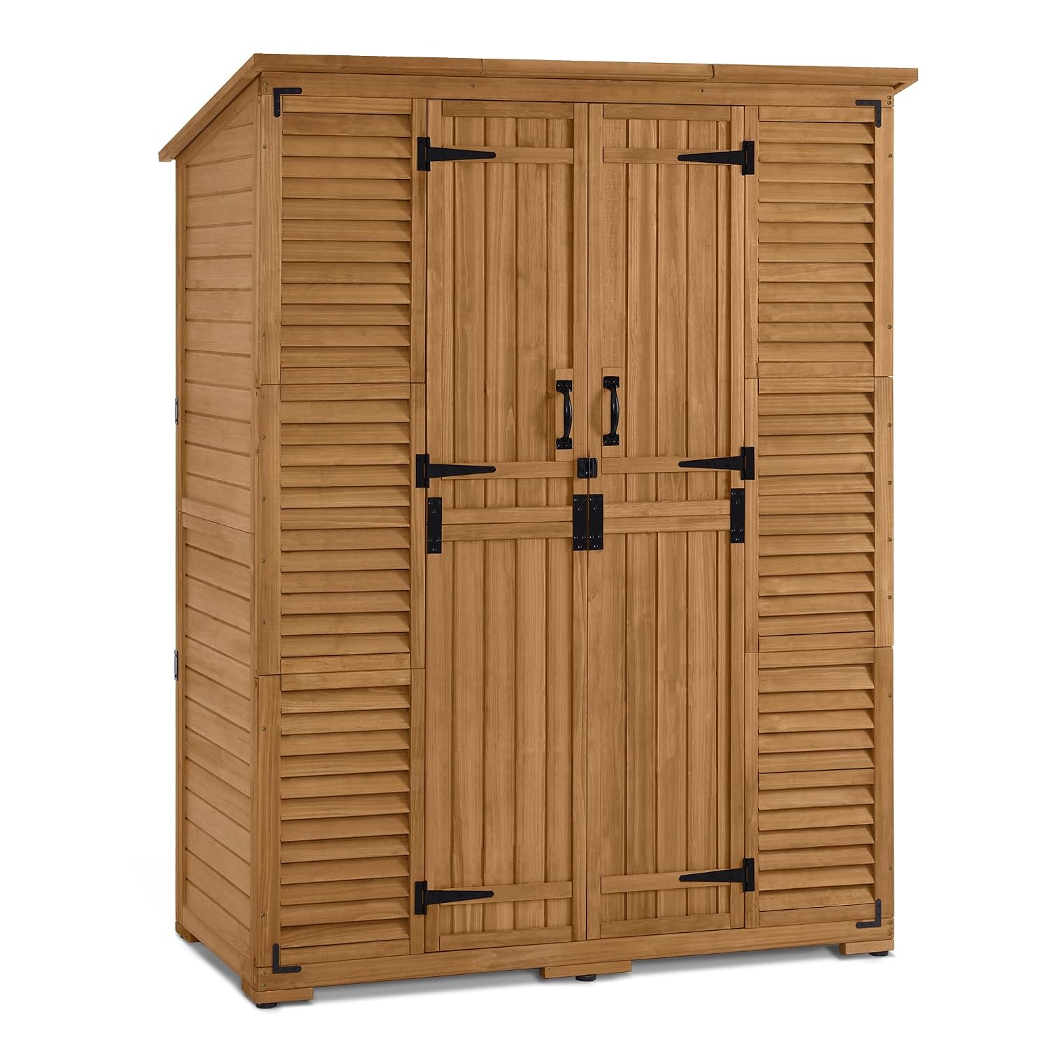 Outdoor Storage Cabinet with S - Garden Tools review and price