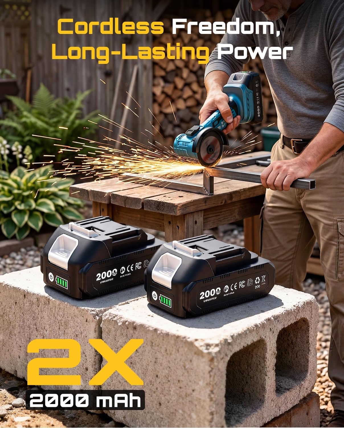 SEESII Cordless Mini Angle Gri - Brushless Angle Grinder Battery Powered review and price