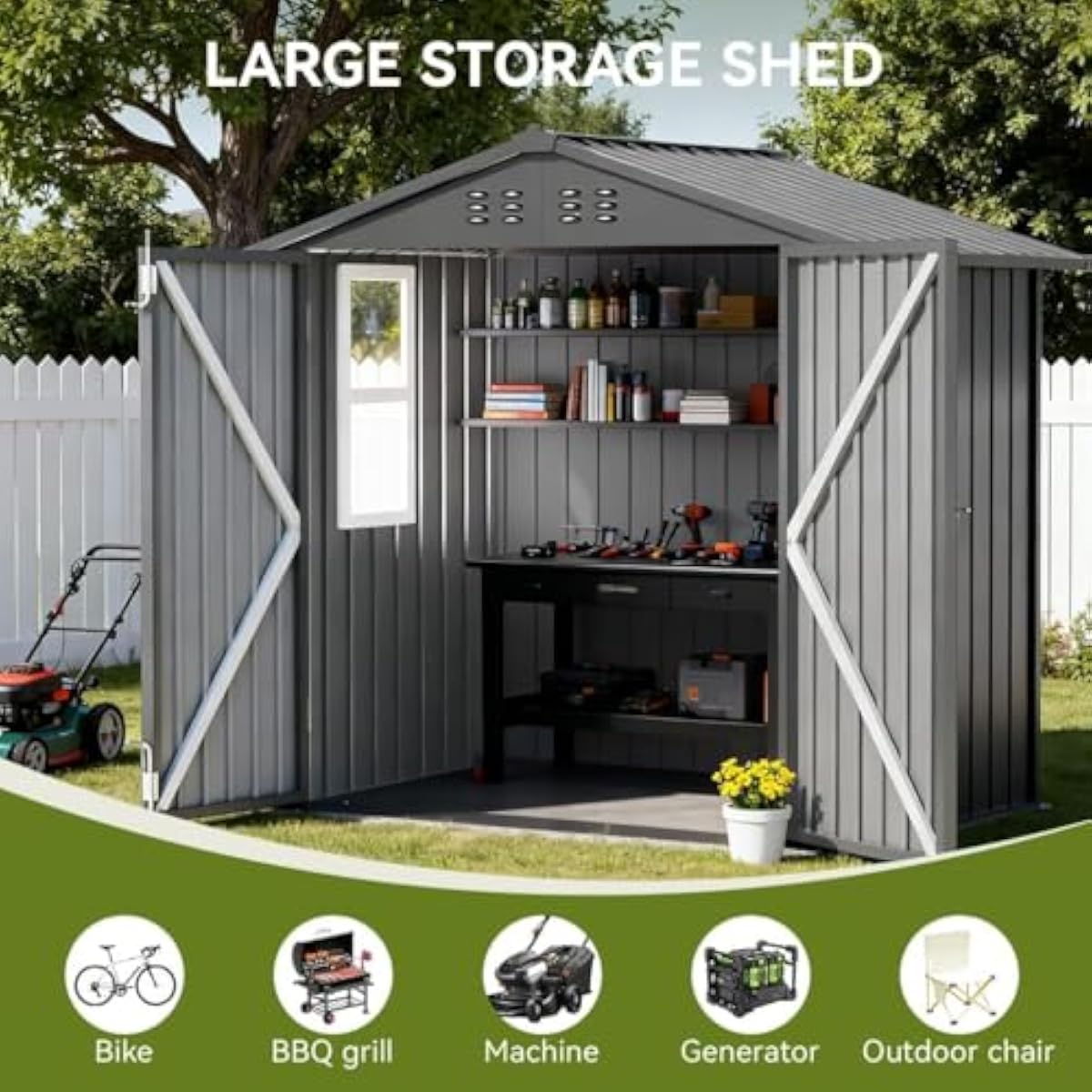 Weatherproof Galvanized Steel  - Garden Tools review and price