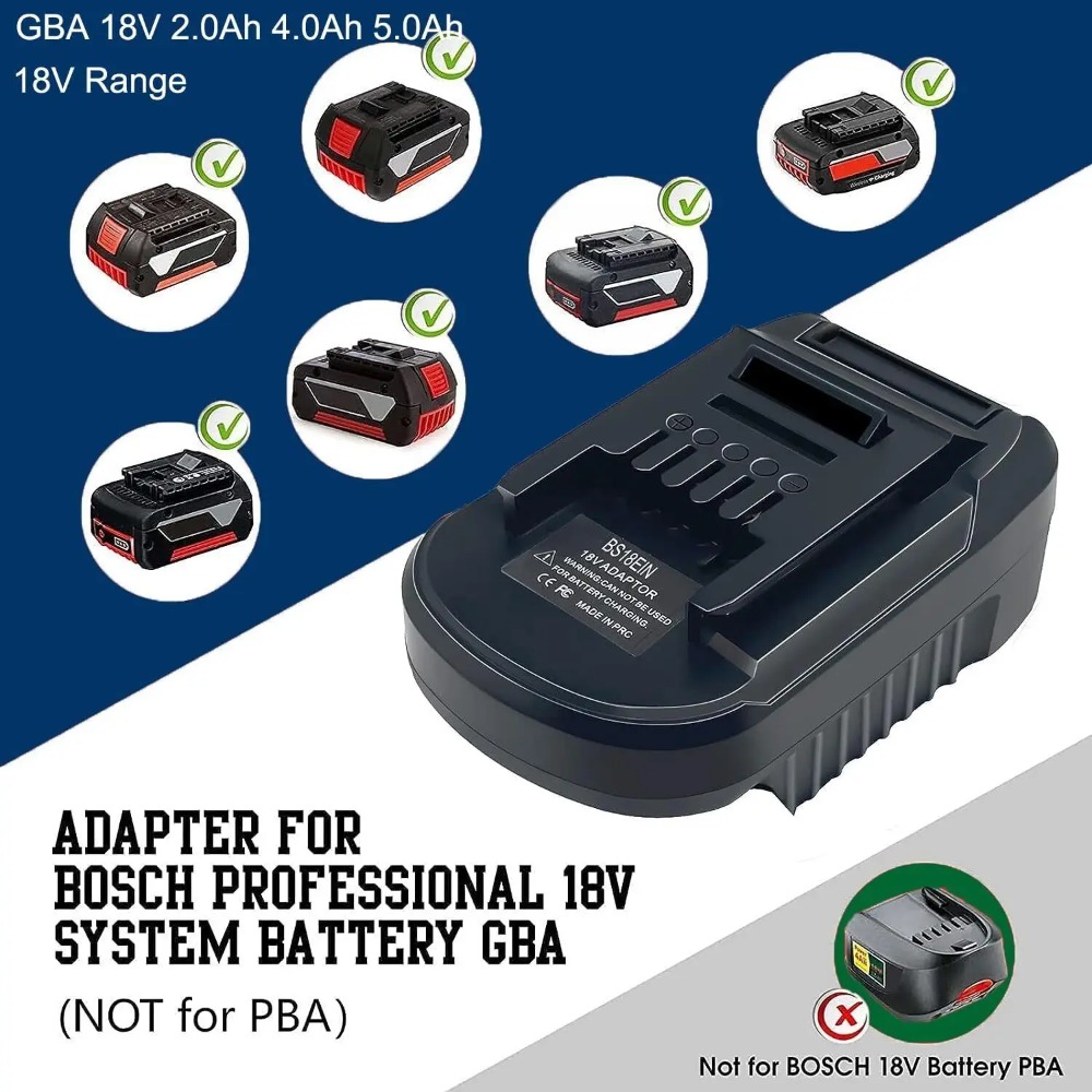 BS18EIN Battery Adapter for Bo - Brushless Cordless Electric Drill 18V review and price