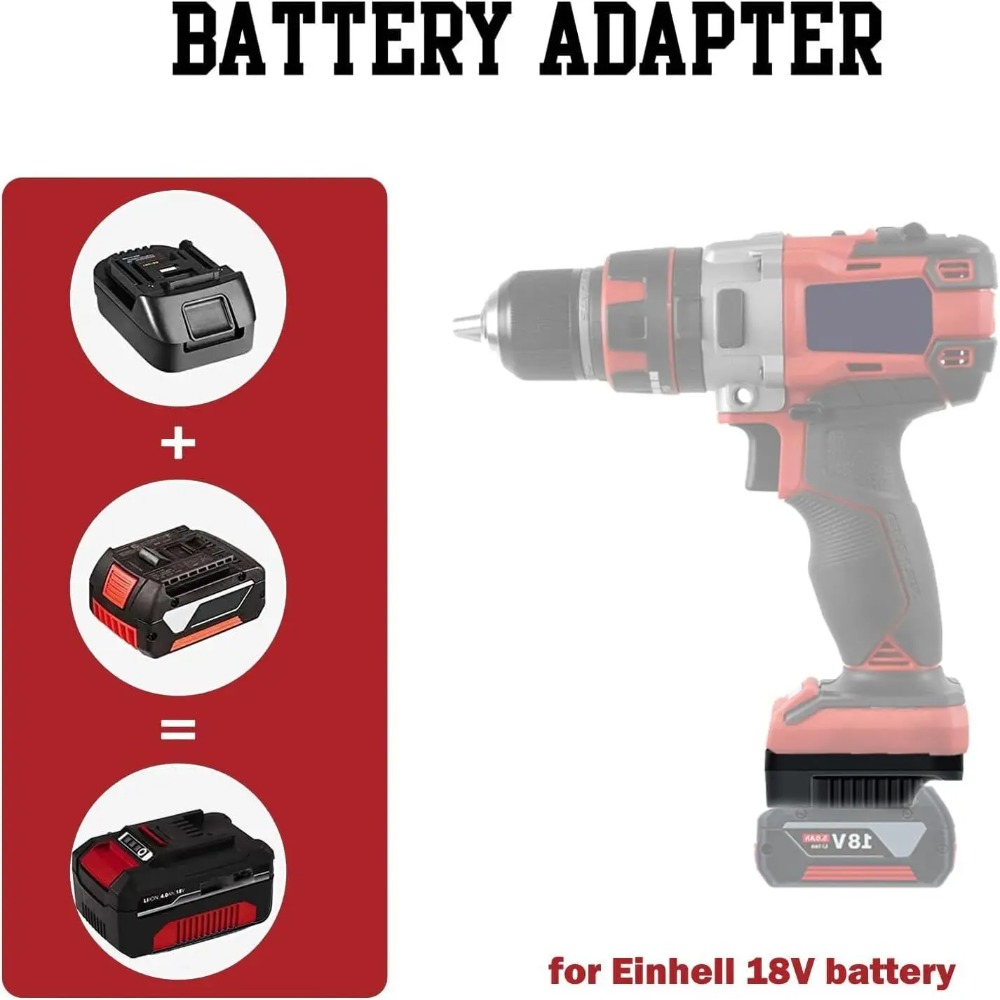 BS18EIN Battery Adapter for Bo - Brushless Cordless Electric Drill 18V review and price