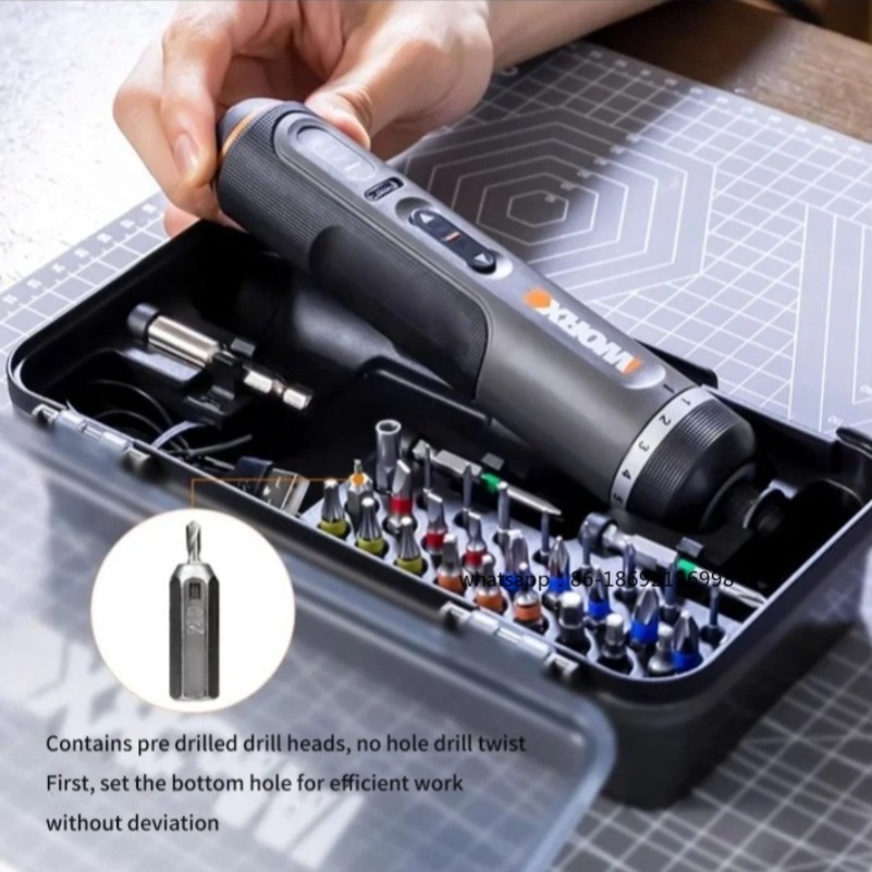30 Bit Sets Power Tools WX242  - Electric Screwdriver Rechargeable Usb review and price