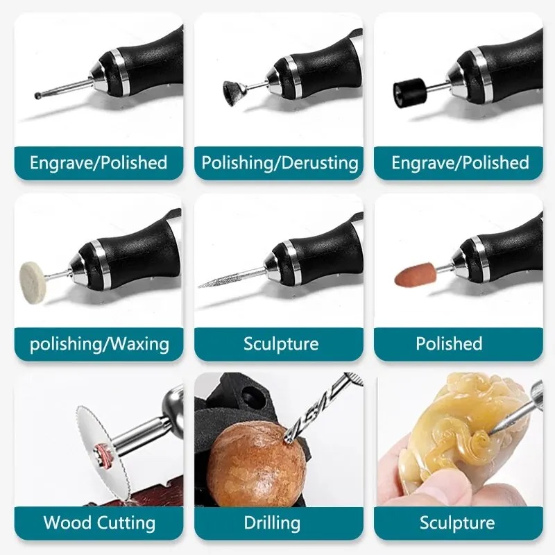 Electric Engraving Pen USB Cor - Cordless Rotary Tool Kit Accessories review and price