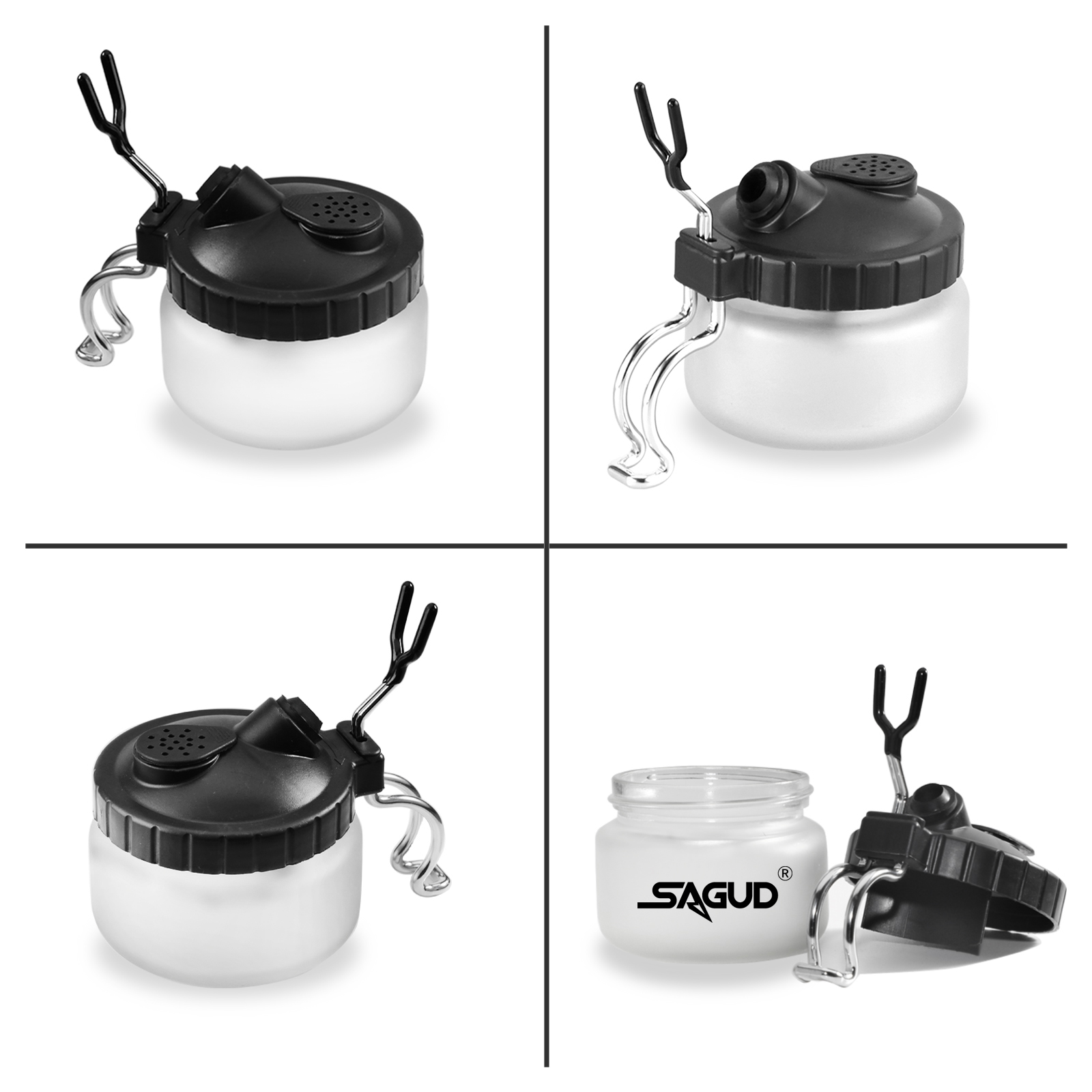 SAGUD 19PCS Airbrush Cleaning  - Airbrush Kit With Mini Compressor review and price